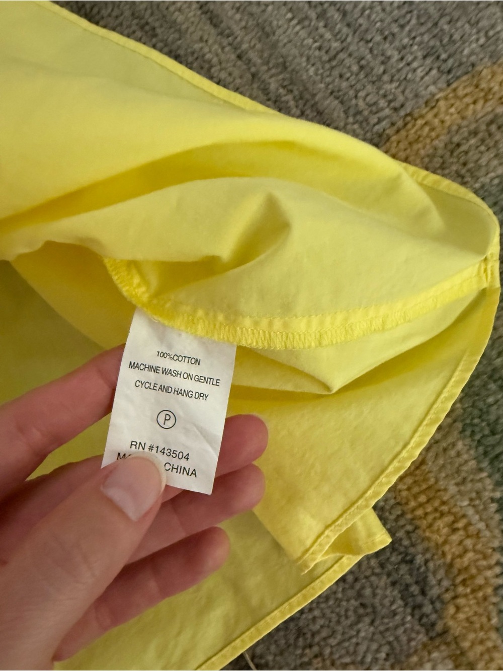 Marie Oliver Taren Dress mini dress A line ruffle tiered cotton yellow XS - Picture 6 of 7